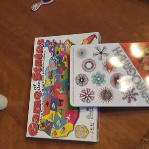 Game of the States Educational Board Game. And Spirograph